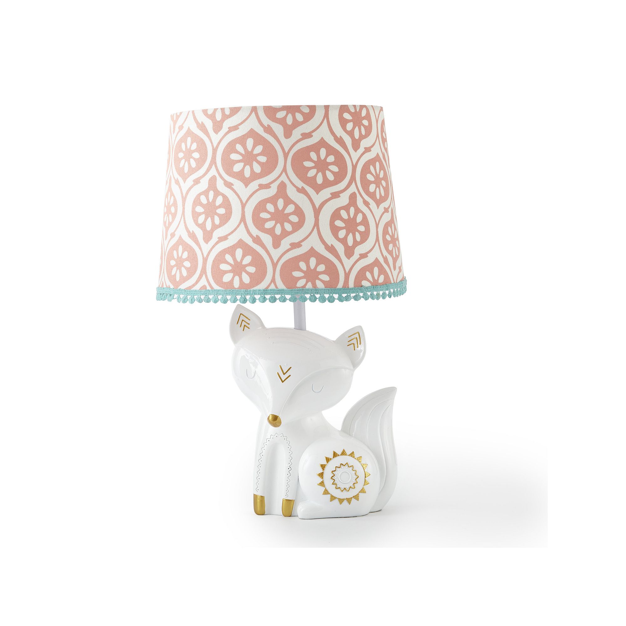Levtex Baby Fiona Fox Lamp, Pink
