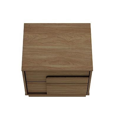 MANHATTAN COMFORT Horizon Modern 2-Full Extension Drawer Nightstand