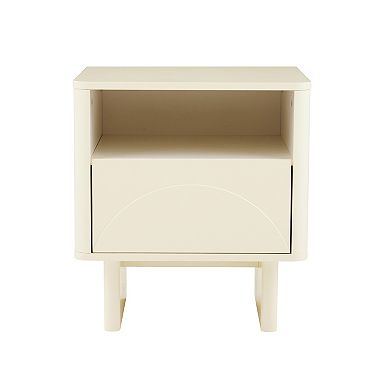 MANHATTAN COMFORT Ella Modern 1-Drawer Nightstand