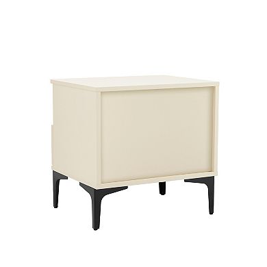 MANHATTAN COMFORT Amara Modern 1-Drawer Nightstand