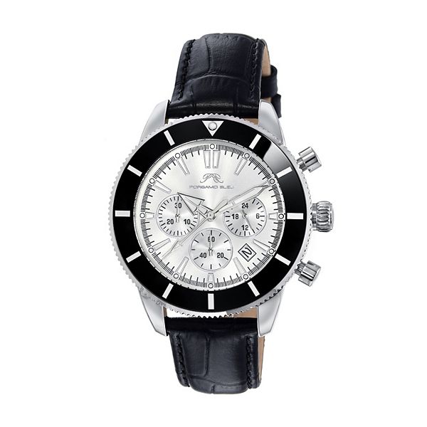 Porsamo Bleu Brandon Men's 44mm Stainless Steel Chronograph Watch