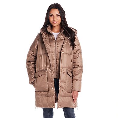 Women's Gallery Hooded Insulated Puffer Jacket