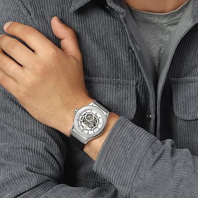 Porsamo Bleu Cruz Men's Automatic Silicone Watch 1222CCRR