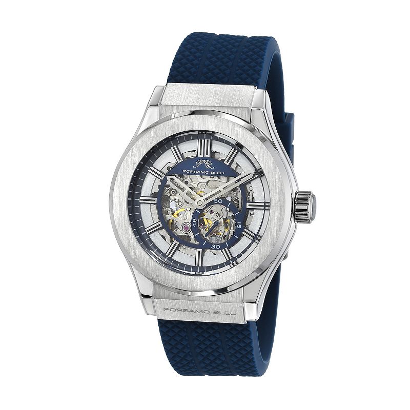 Porsamo Bleu Cruz Men's Automatic Silicone Watch 1222CCRR, 