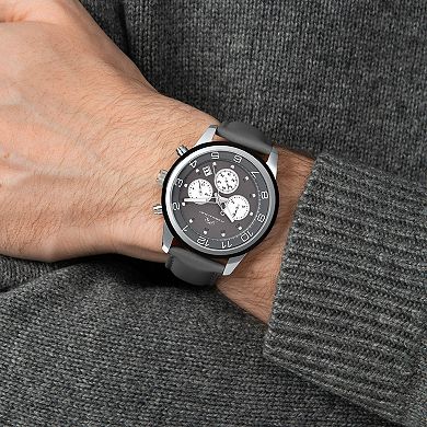 Porsamo Bleu Arthur Men's Leather Chonograph Watch 1091EARL