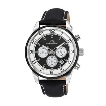 Porsamo Bleu Arthur Men's Leather Chonograph Watch 1091EARL
