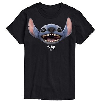 Disney's Lilo & Stitch Live Action Men's Face Graphic Tee