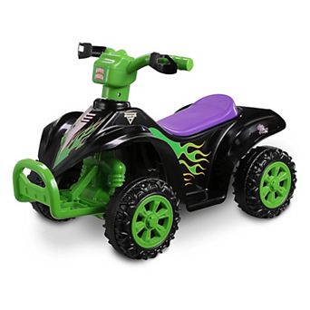 Monster Jam 6V ATV Quad Battery-Operated Ride-On for Kids