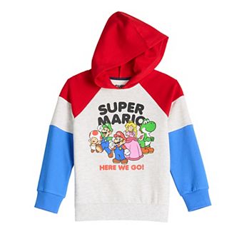 Boys 4-12 Jumping Beans® Nintendo Super Mario Fleece Hoodie