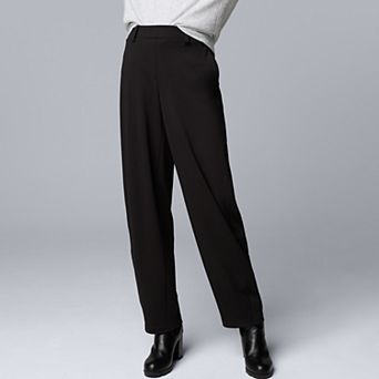 Women's Simply Vera Vera Wang Barrel Leg Ponte Pants