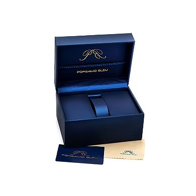 Porsamo Bleu Natalie Women's Stainless Steel Guilloche Watch