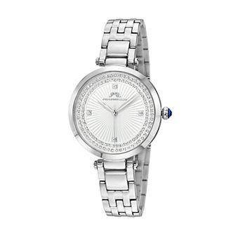 Porsamo Bleu Natalie Women's Stainless Steel Guilloche Watch