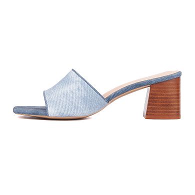 New York & Company® Felice Women's Block Heel Slide Sandals