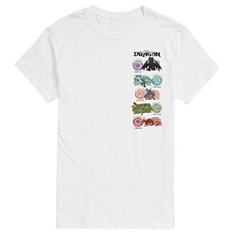 Men's How To Train Your Dragon The Dragon Classes Graphic Tee