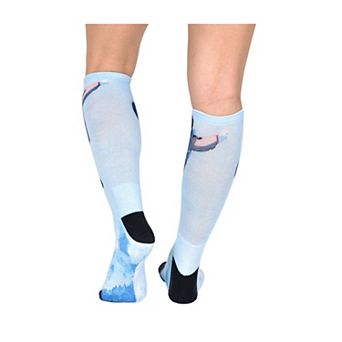 Sky High Pattern CoolMax 1 Pair Socks, Perfect Men & Women Knee High Socks
