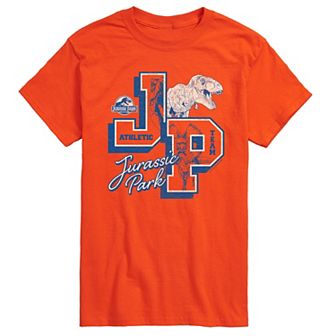 Men's Jurassic World Collegiate Letterman Graphic Tee