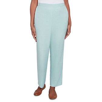 Women's Alfred Dunner Relaxed Linen Short Length Pants