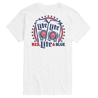 Men’s Heisler Beer T-Shirt – 100% Cotton, Soft Digital Print, Red Color, Size XL