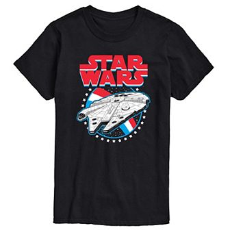 Men's Star Wars Millennium Falcon Americana Graphic Tee