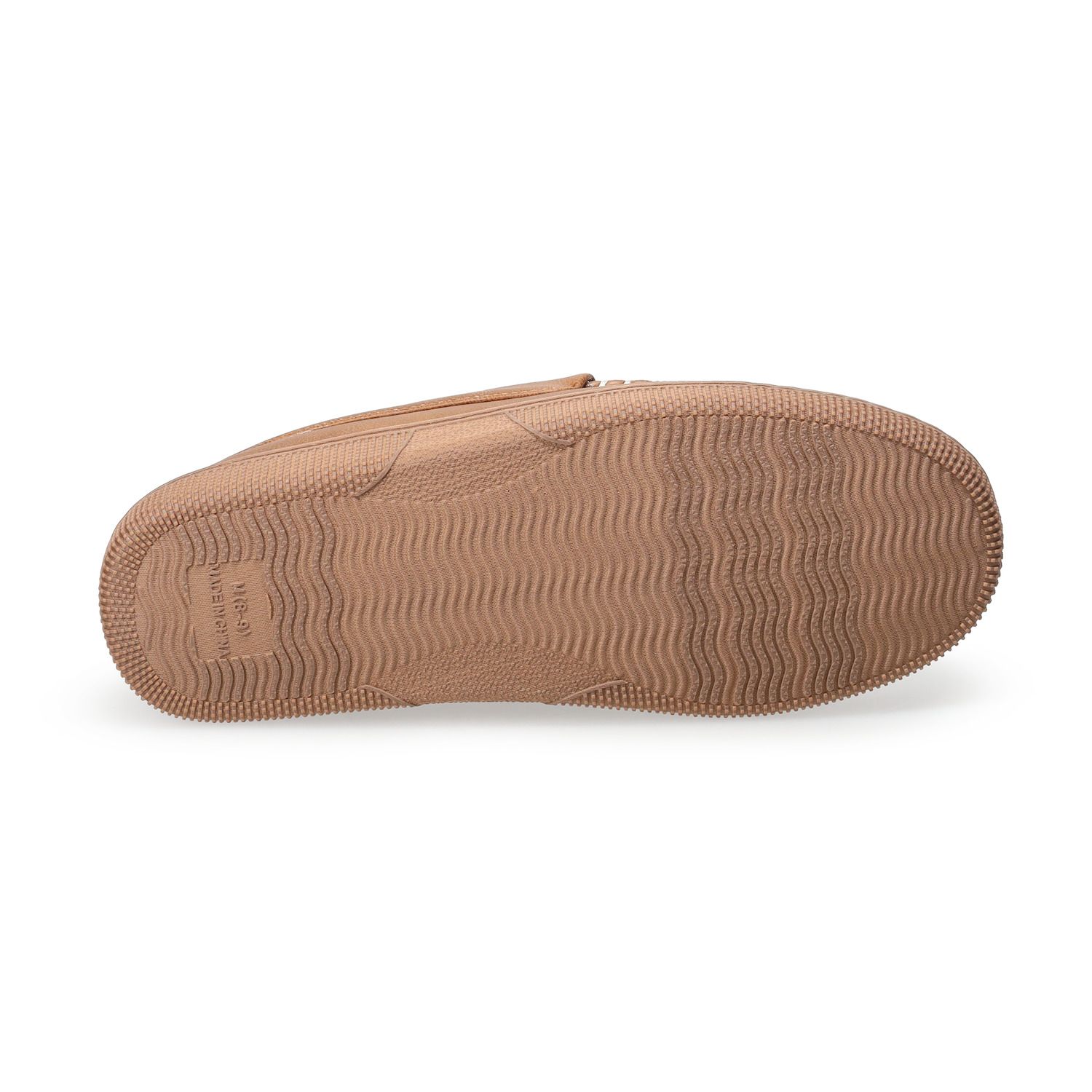 Мужские тапочки Sonoma Goods For Life Braylen2 No Tie Moccasin Slippers, цвет: Коньячный — фото 4