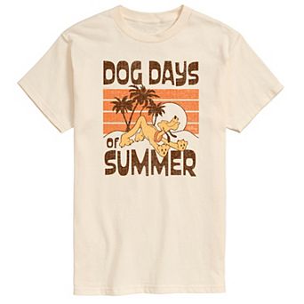 Disney's Mickey Mouse & Friends Pluto Men's Dog Days Of Summer Graphic Tee
