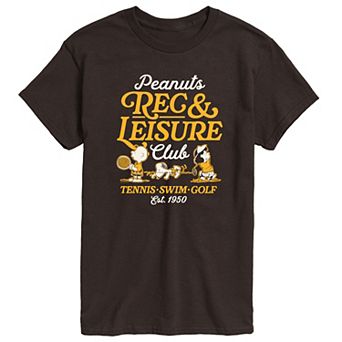 Men's Peanuts Rec & Leisure Club Graphic Tee