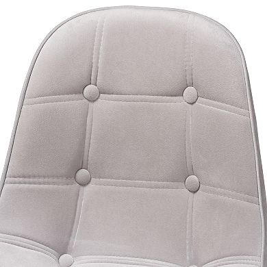 Baxton Studio Kabira Swivel Office Chair with Adjustable Height