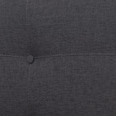 Baxton Studio Valencia Bed & Bench 2-Piece Bedroom Set