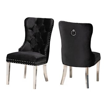 Baxton Studio 2 pc Honora Dining Chair Set