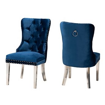 Baxton Studio 2 pc Honora Dining Chair Set