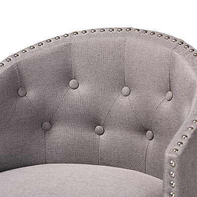 Baxton Studio 2-pc. Theron Swivel Counter Stool Set