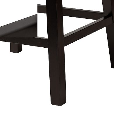 Baxton Studio 2-pc. Theron Swivel Counter Stool Set