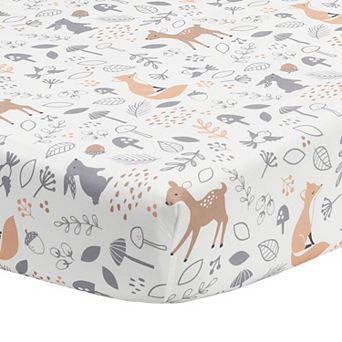 Bedtime Originals Woodland Animals Fitted Crib Sheet