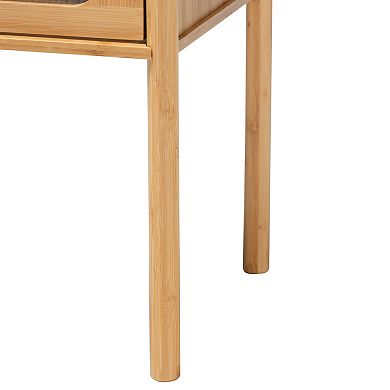 Baxton Studio 1 Drawer Naresh End Table
