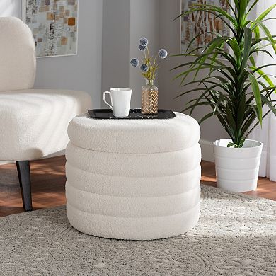 Baxton Studio Tabitha Ottoman