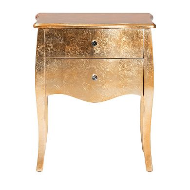 Baxton Studio Patrice 2-Drawer End Table
