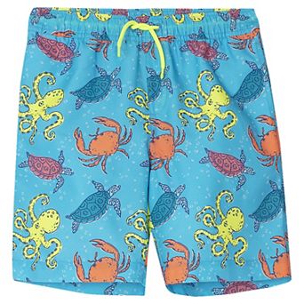 Boys 2-20 Lands' End Slim Active Stretch Swim Trunks