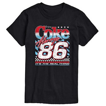 Big & Tall Coca-Cola Vintage USA Racing Graphic Tee