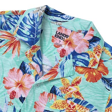 Boys 2-20 Lands' End Short Sleeve Slub Camp Shirt