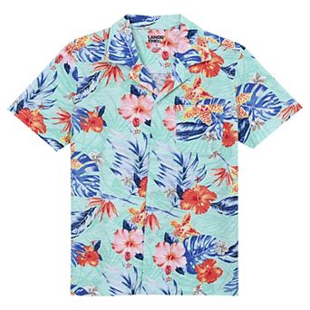 Boys 2-20 Lands' End Short Sleeve Slub Camp Shirt