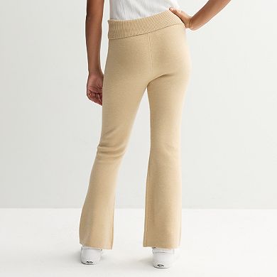 Girls 6-20 SO® Fold-Over Flare Pants in Regular & Plus Size