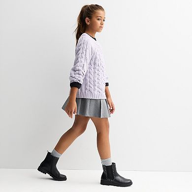 Girls 6-20 SO® Oversized Crewneck Sweater in Regular & Plus Size