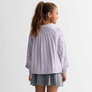 Girls 6-20 SO® Oversized Crewneck Sweater in Regular & Plus Size
