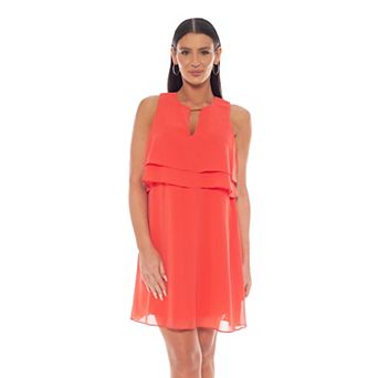 Women's Tash + Sophie Deep V-Neck Dress