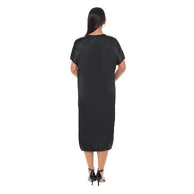 Women's Tash + Sophie Rhinestone V-Neck Kaftan Dress