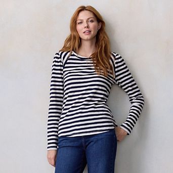 Petite LC Lauren Conrad Long Sleeve Raglan Tee