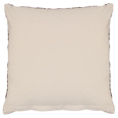 Sonoma Goods For Life® Brown Woven Plaid Throw Pillow