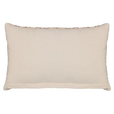 Sonoma Goods For Life® Red Woven Floral Decorative Throw Pillow