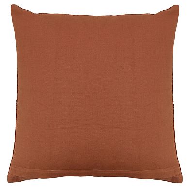 Sonoma Goods For Life® Terracotta Embroidered Floral Throw Pillow