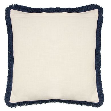 Sonoma Goods For Life® Faux Linen Fringe Throw Pillow